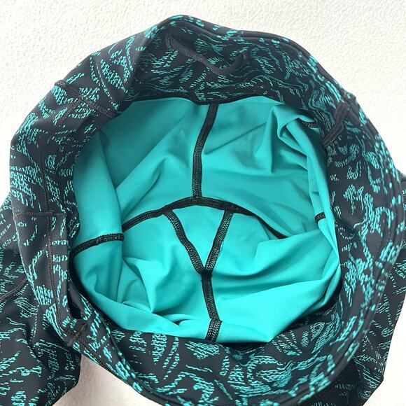 Lululemon Fast Free 7/8 Tight II Nulux 25” Thrive Viridian Green Black Pant 4 - Picture 7 of 10